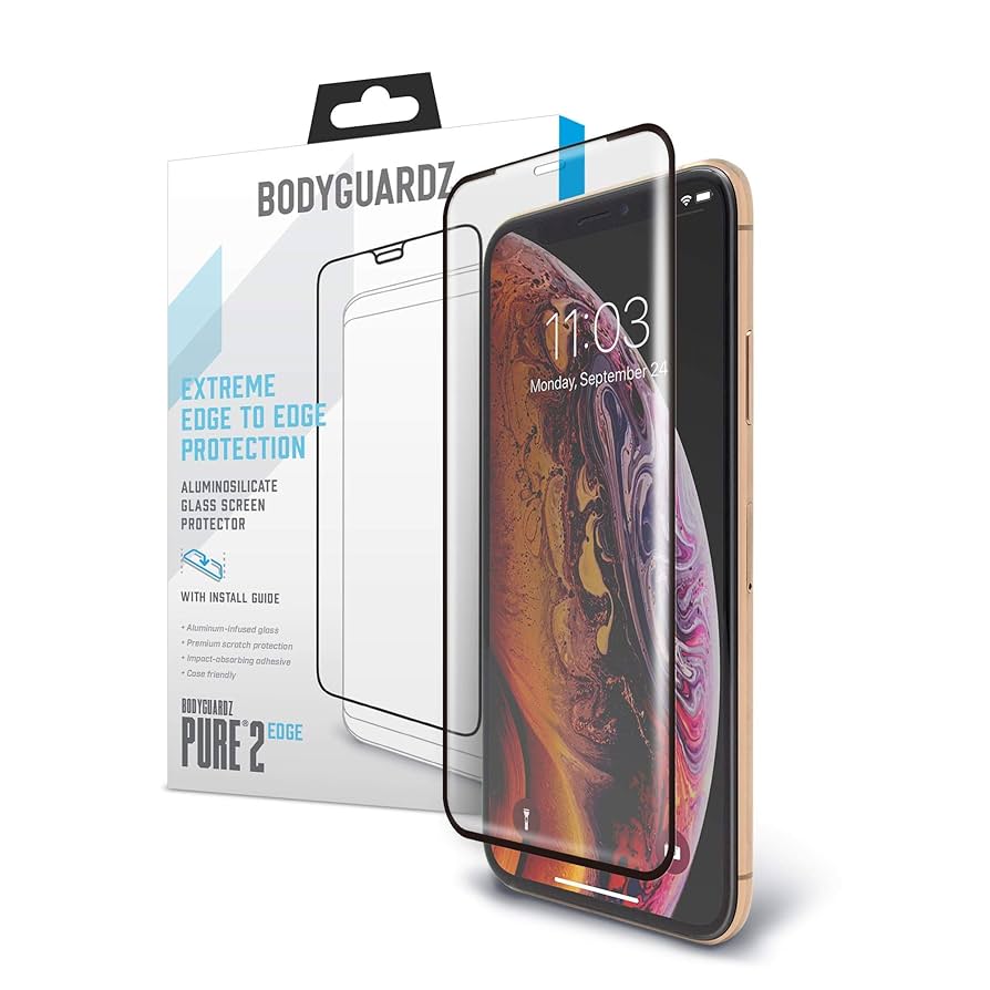 Amazon.com: BodyGuardz - Pure 2 Edge Glass Screen Protector